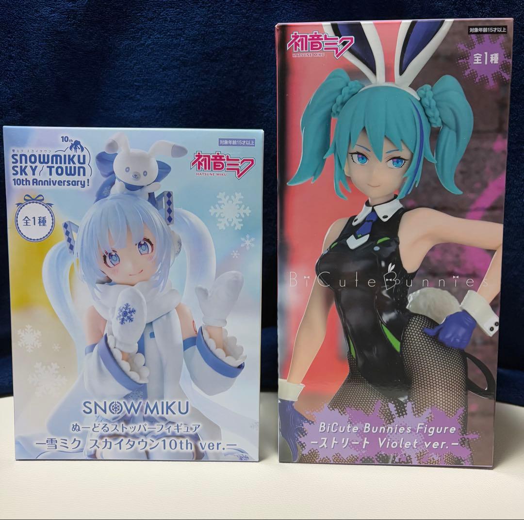 初音ミク フィギュア ぬーどるストッパー まとめ売り　。