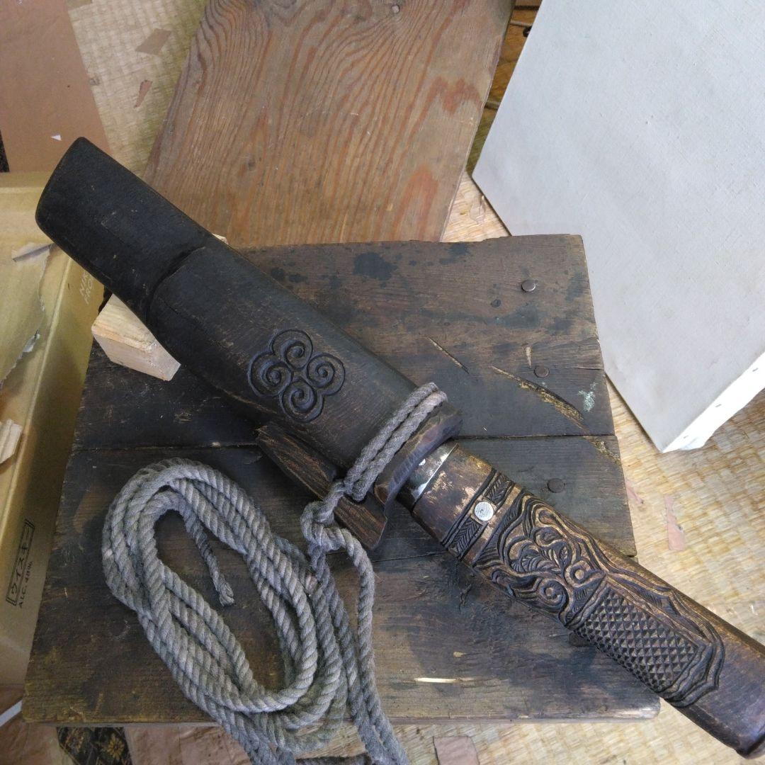 アイヌマキリ　タシロ　山刀骨董