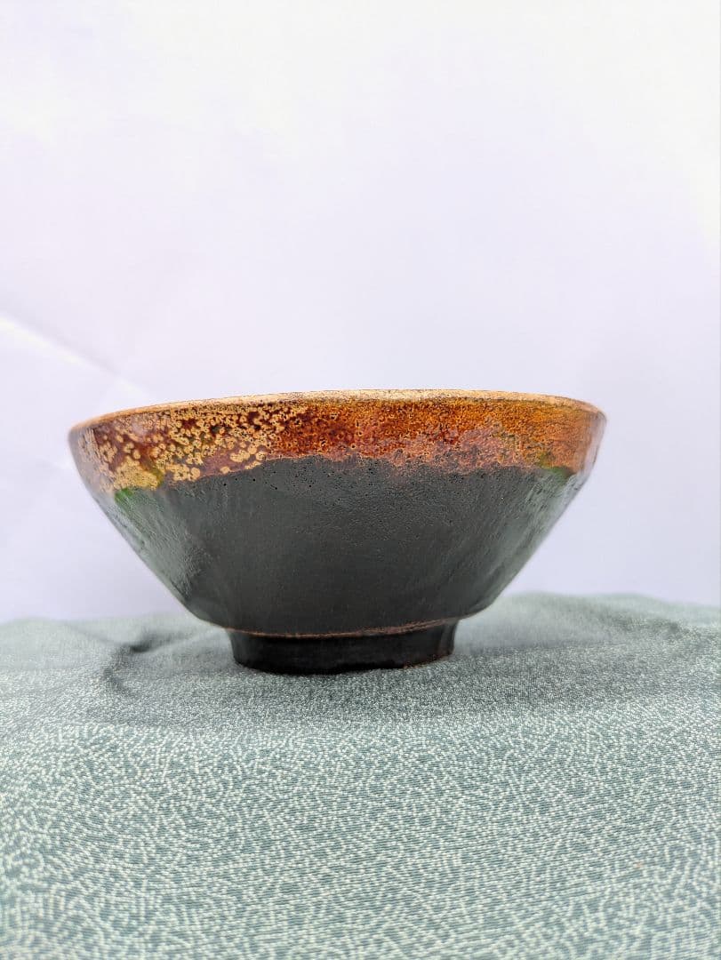 石茶碗、安山岩茶碗、石彫茶碗、倉田辰彦作