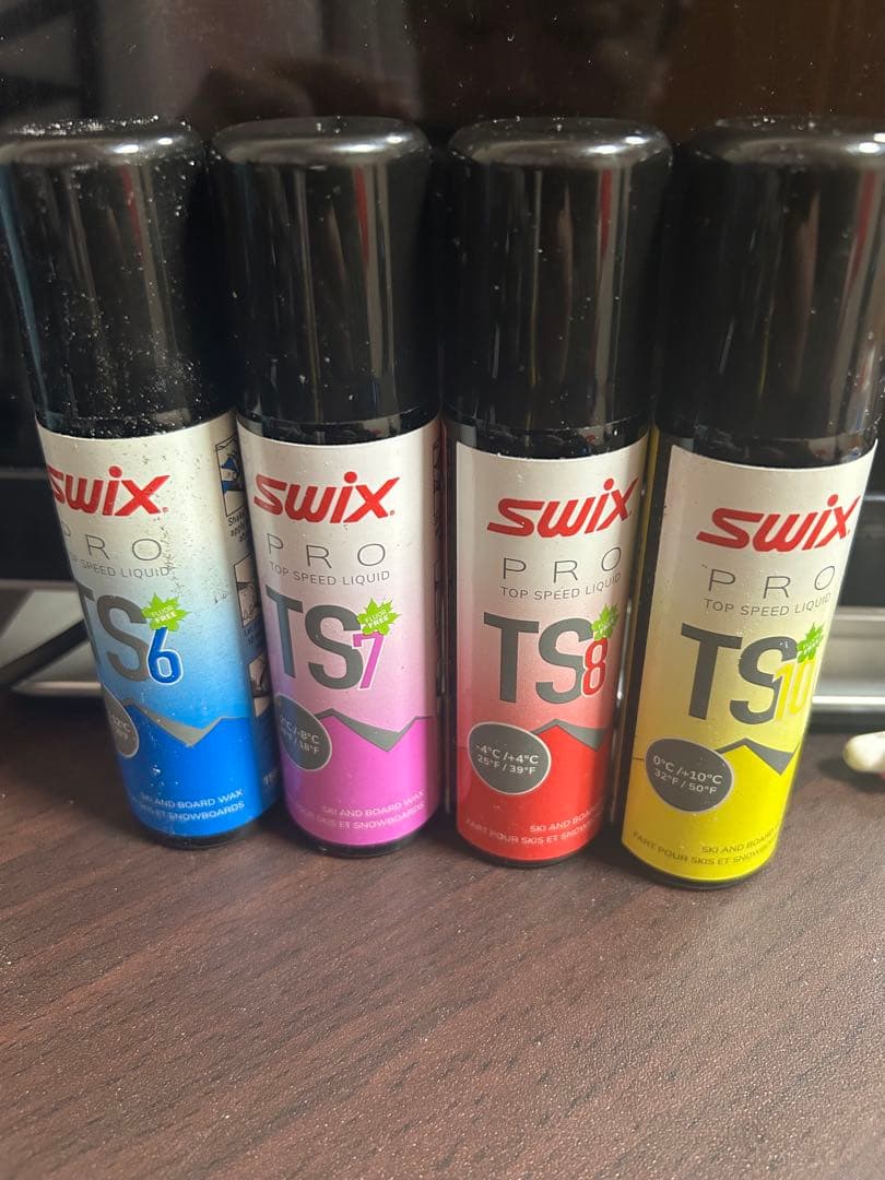 SWIX PRO TOP SPEED TS スキー用液体ワックス　4本セット