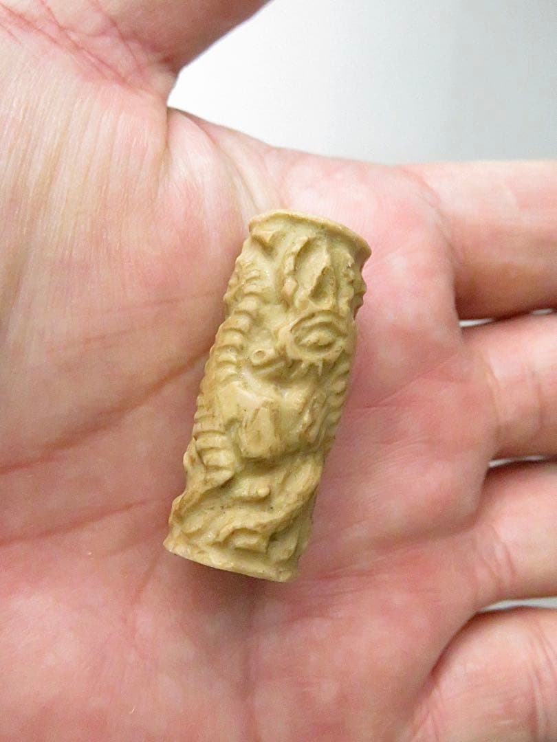 古代インダス石製の円筒形印章