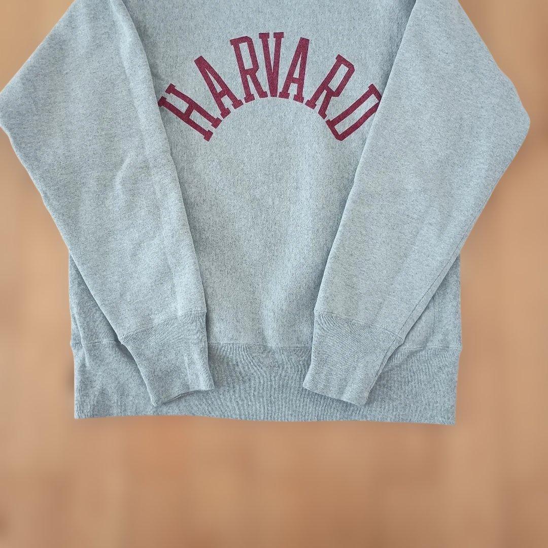 【L】チャンピオン　リバースウィーブ　赤タグ　ハーバード　harvard グレー