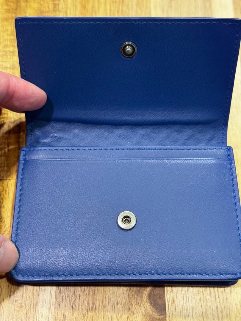 Bottega Veneta ボッテガヴェネタ 名刺入れ 青