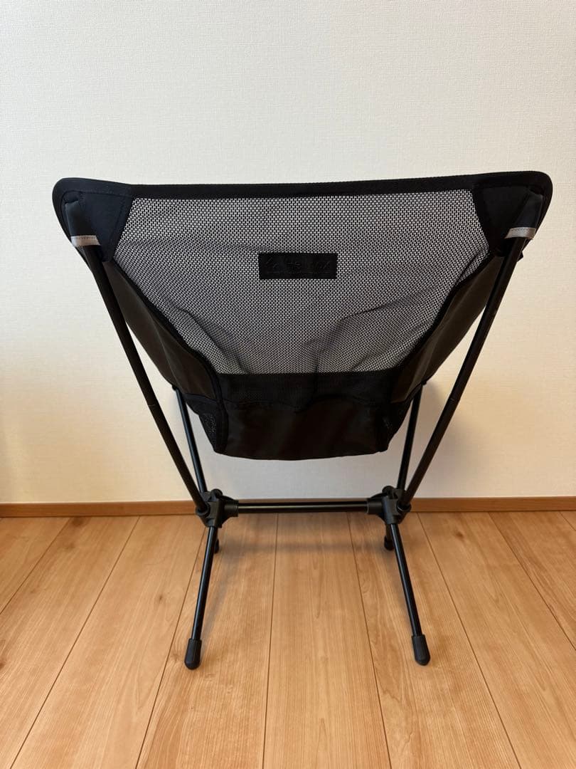 ブラック メッシュ アウトドアチェア