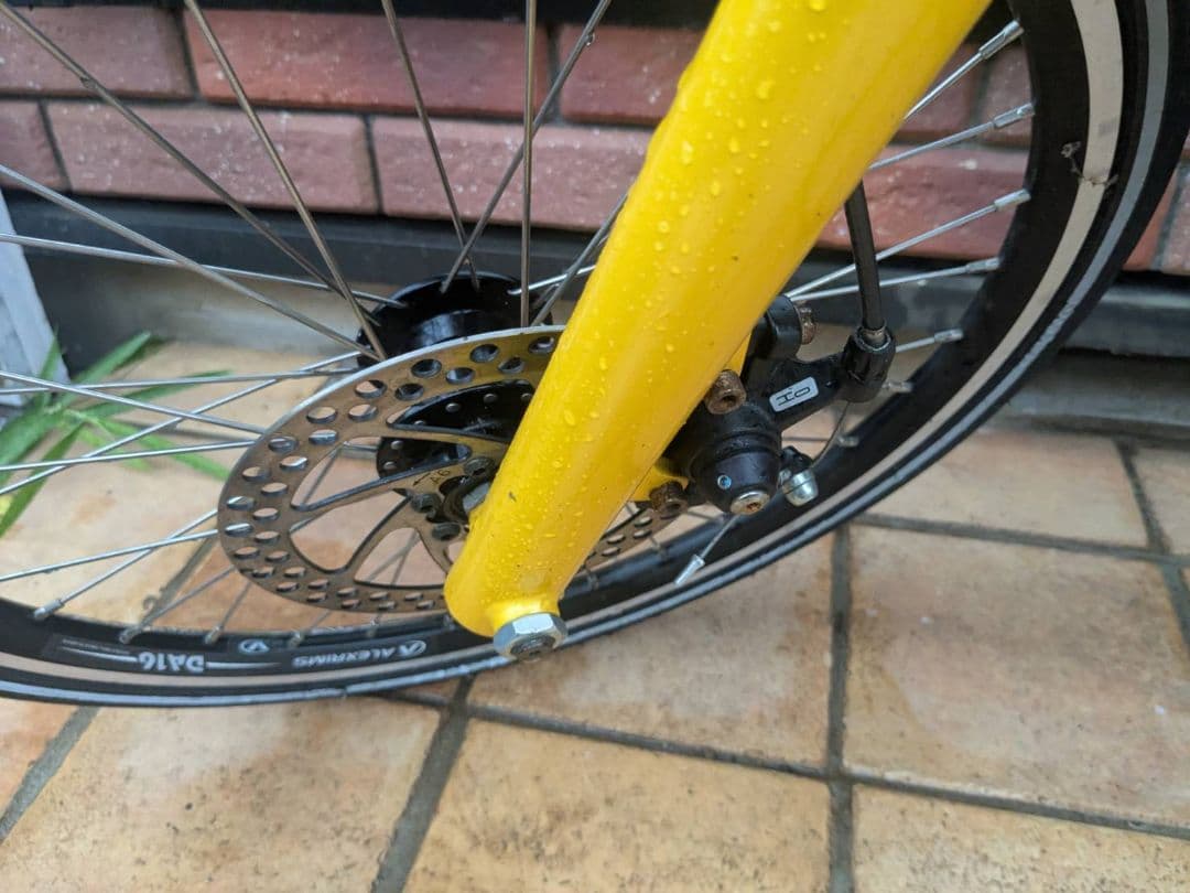 PROGRESSIVE 片持フォークリカンベント 　スラム→シマノコンポ載替