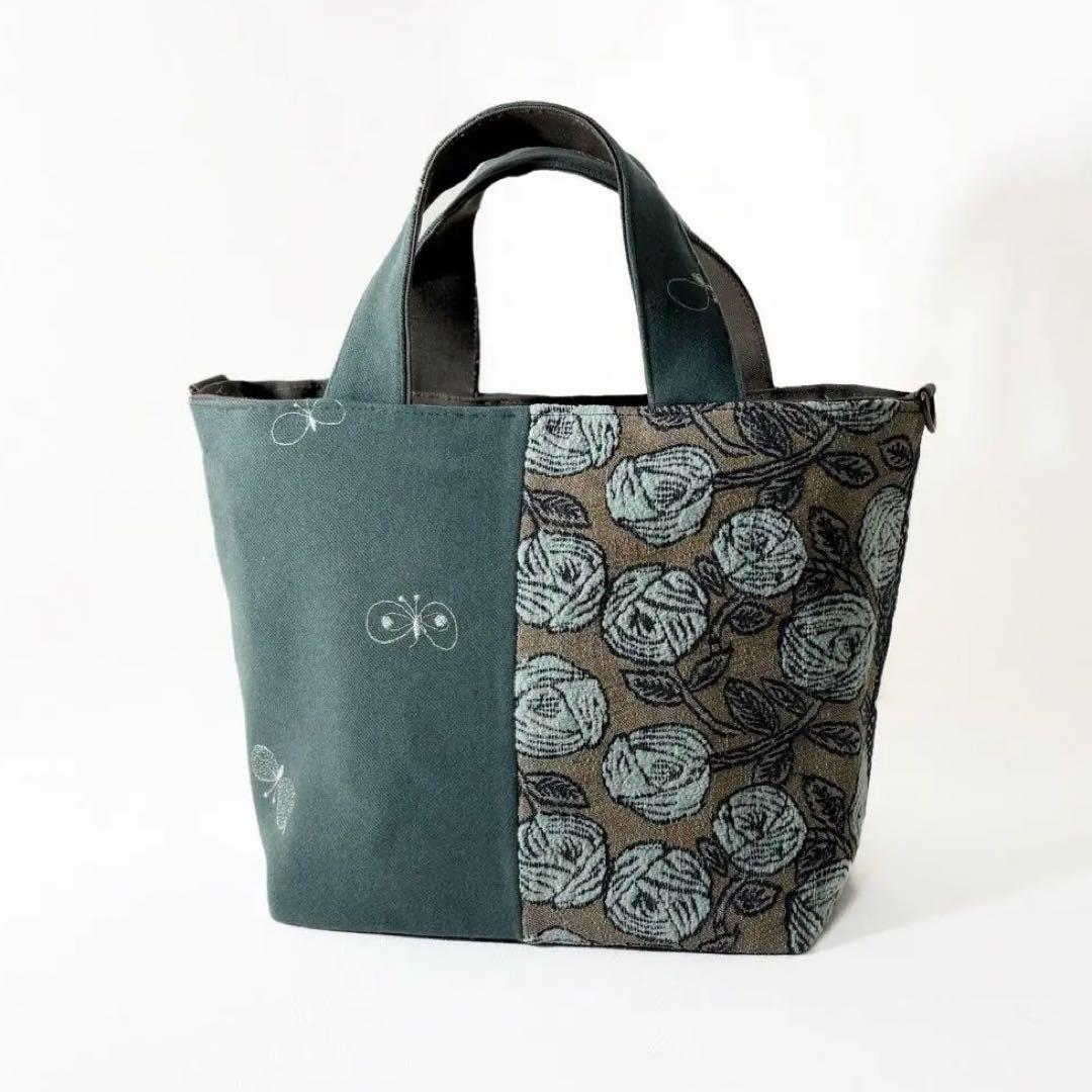 j*n様 ミナペルホネン＊トートバッグ＊rosy ＋choucho＋pomppi