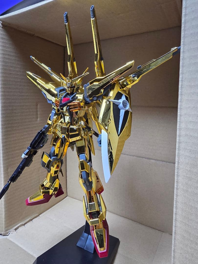 【素組組立済完成品】FFFさまご希望MGエールストライクRM&1/100アカツキ