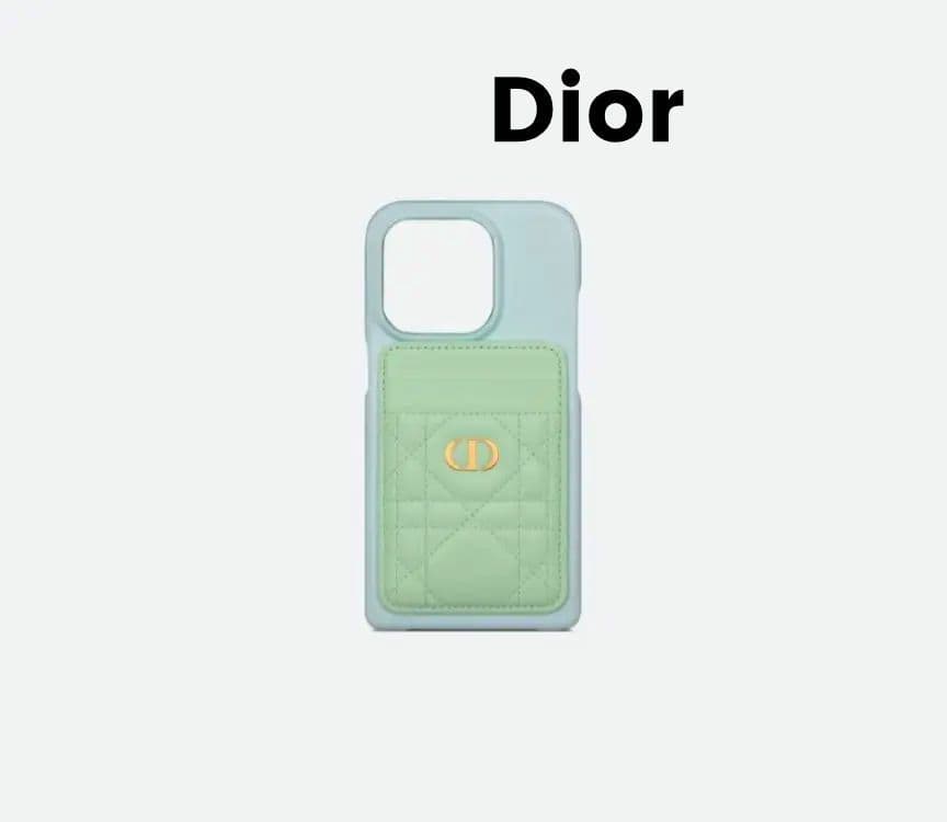 Christian Dior マグネット カードホルダー パステルミント