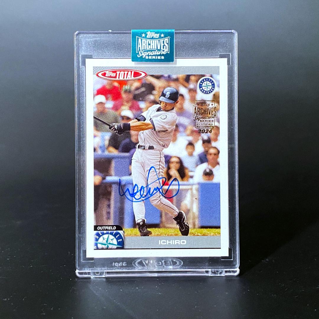 【世界で1枚】至宝★イチロー★直筆サインカード★TOPPS ARCHIVES