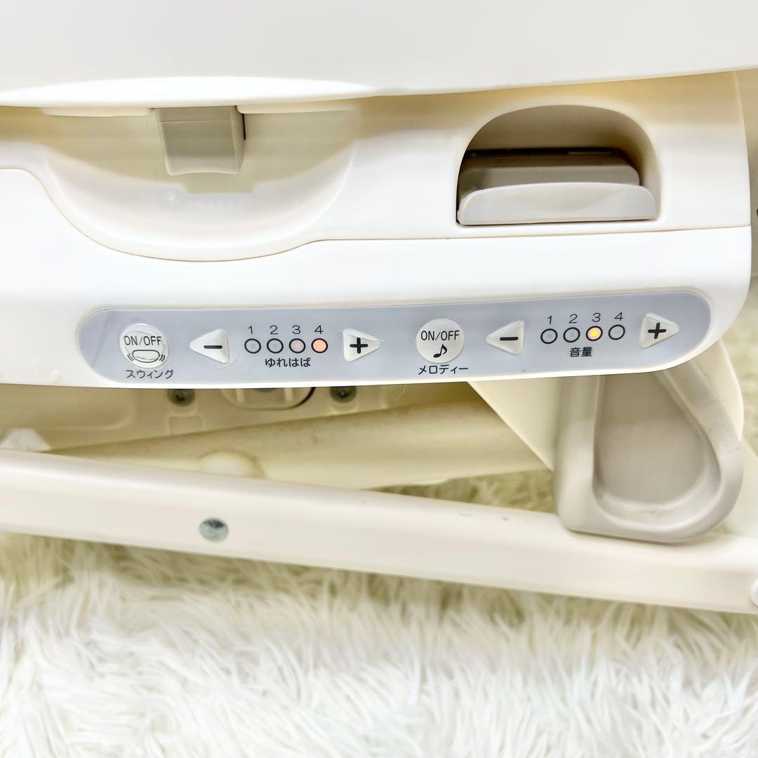 美品 Combi ネムリラAT ハイローチェア 電動 バウンサー