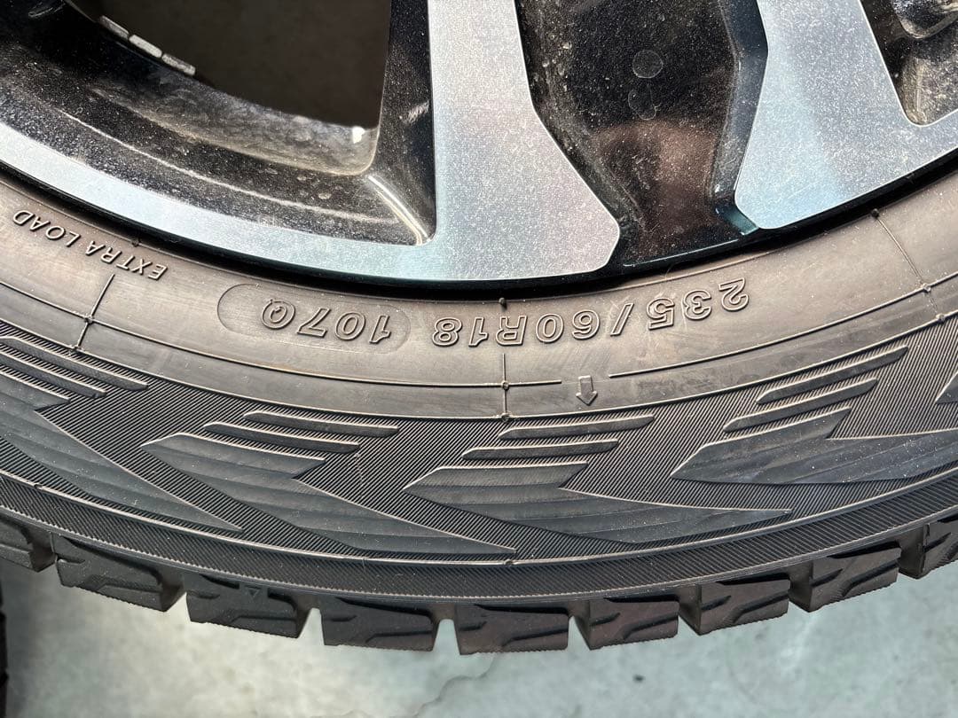 YOKOHAMA G075 235/60R18 ホンダ純正アルミ付　CR-V