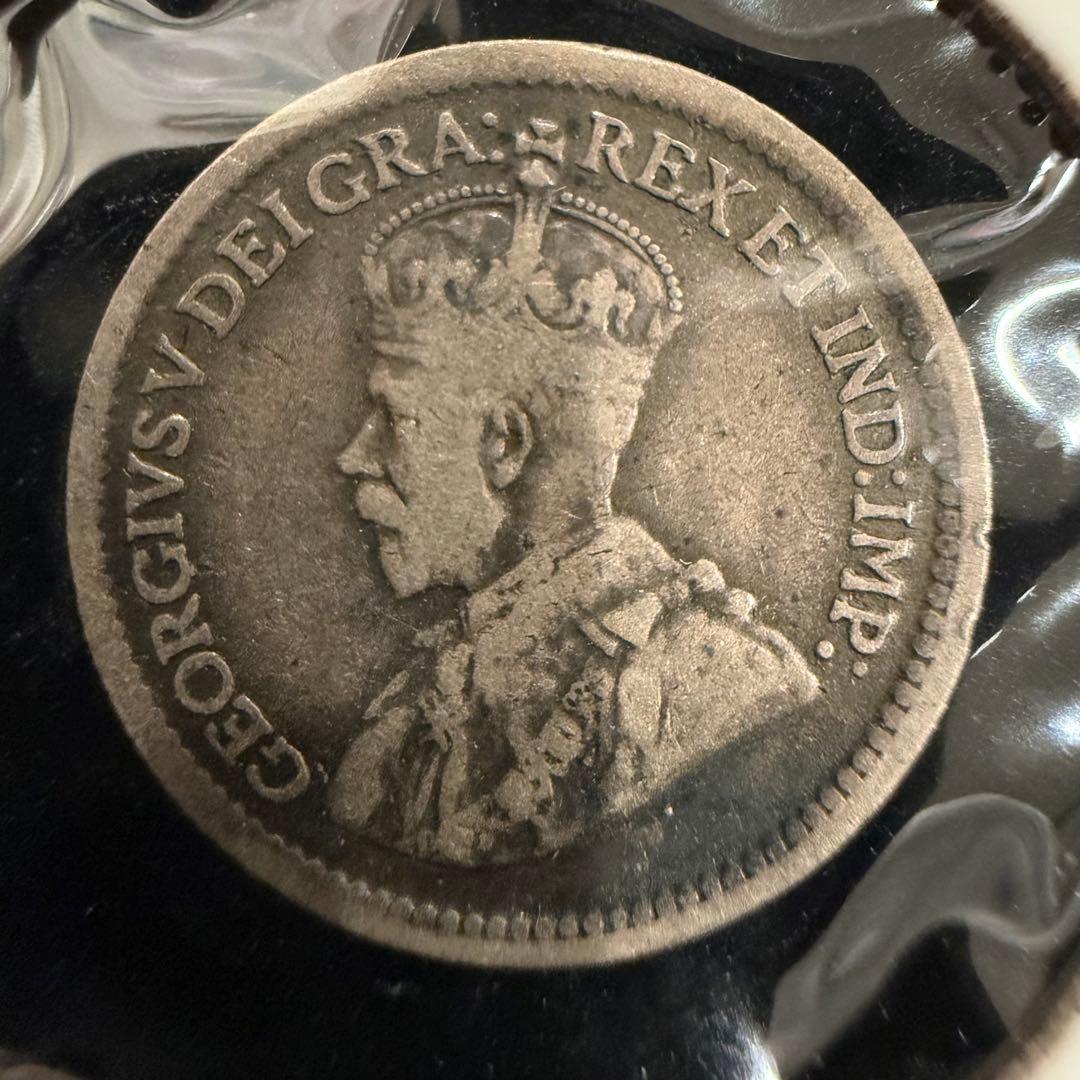 No.68 アンティーク 銀貨 5点まとめ ニューファンドランド 5 10セント