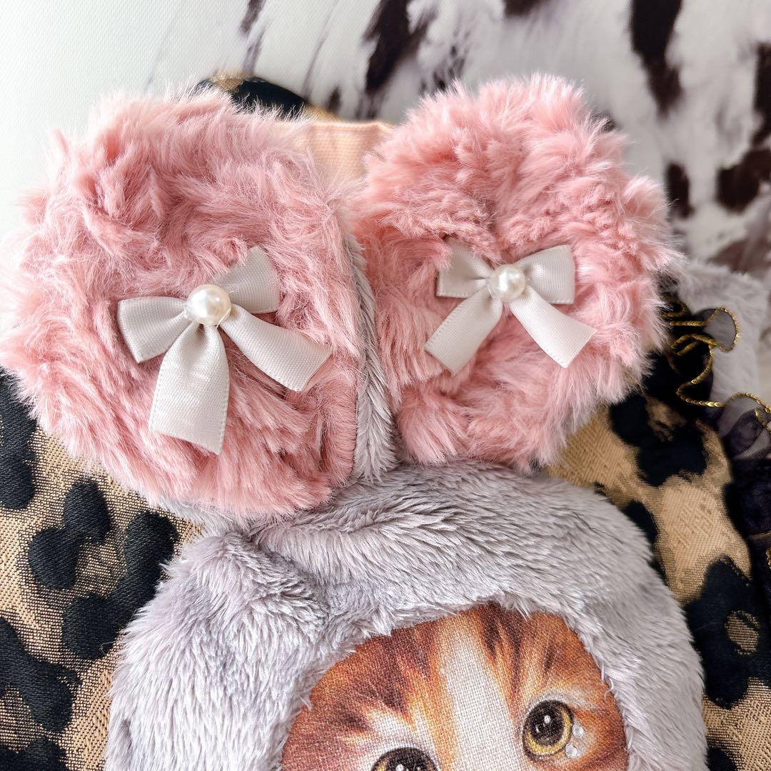 m*e様 コヤンイサムチョン　バック　艶感ブラウン　花柄　　トートバッグ