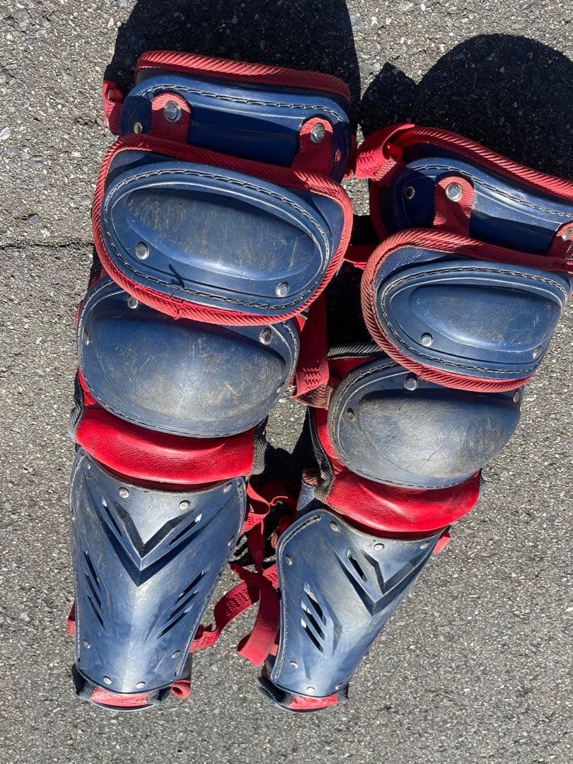 ZETT プロステイタス　小林モデルキャッチャー用プロテクターセット (青・赤)