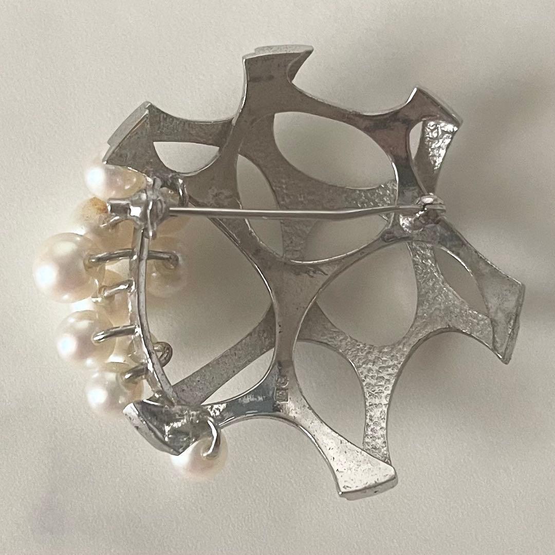 美品✨田崎真珠 TASAKI タサキ アコヤ真珠 パール ブローチ コサージュ