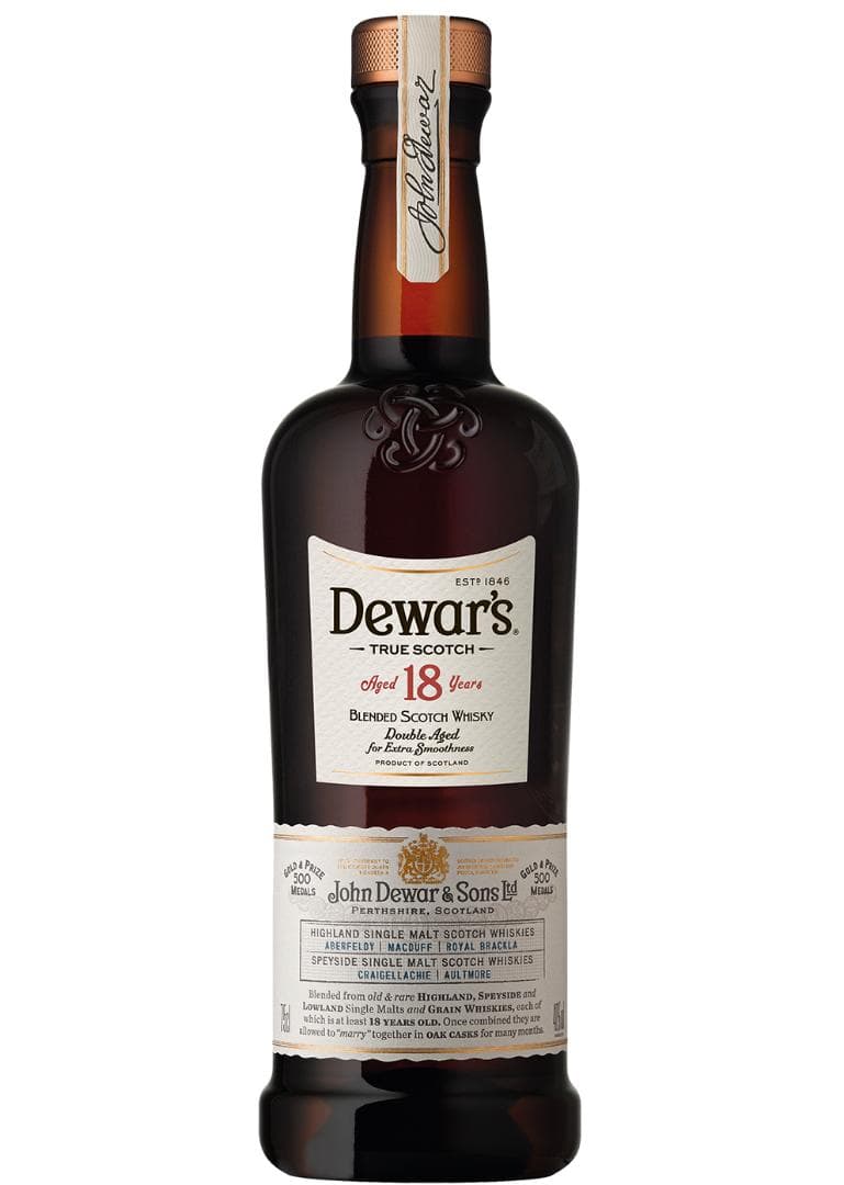 デュワーズ18年　スコッチウイスキー