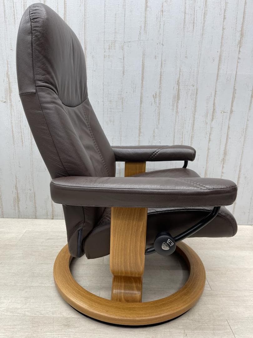 EKORNES ストレスレスチェア 本革 オットマン リクライニングソファ