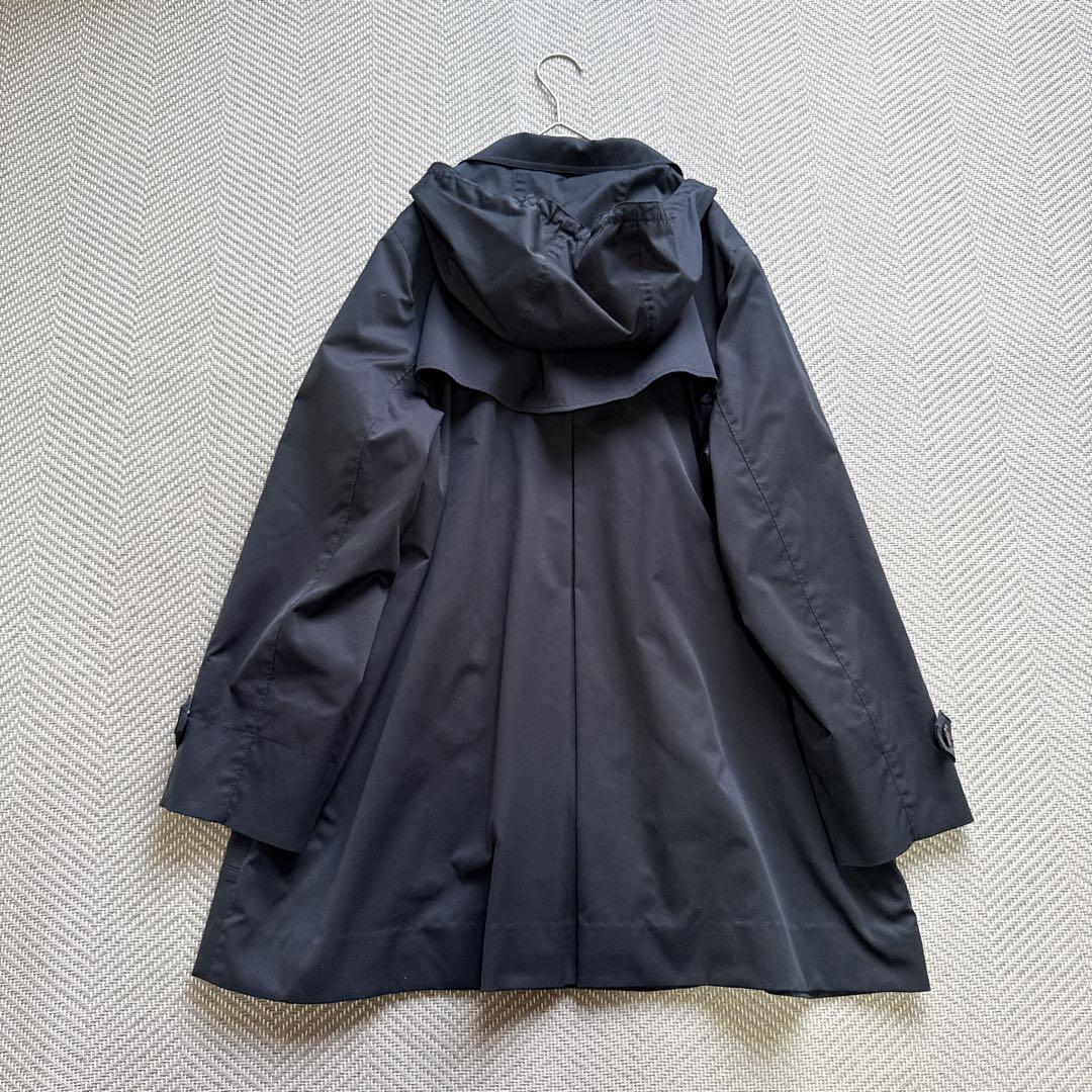 極美品 レリアン 現行モデル モッズコート フード ネイビー 大きいサイズ3XL