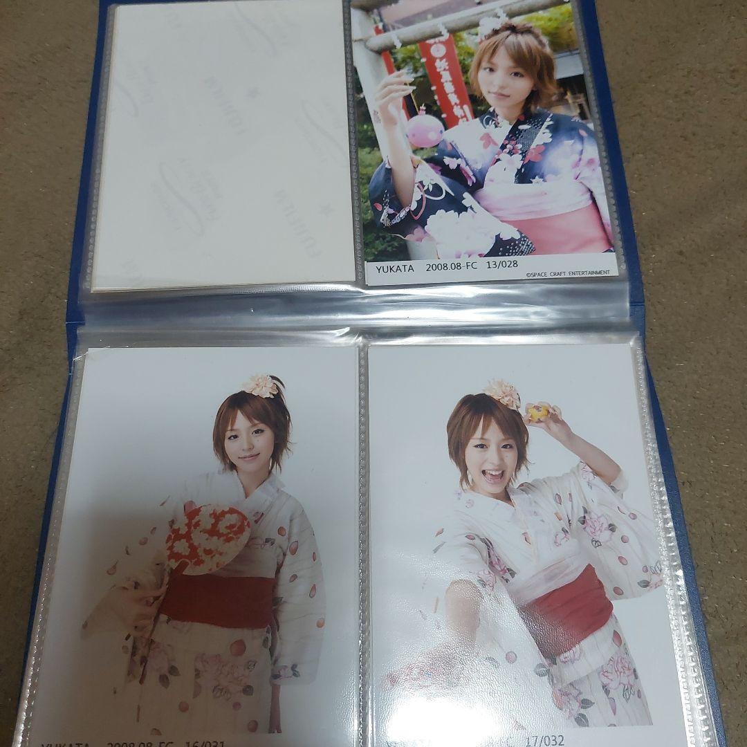 平野綾グッズ　ファンクラブ限定バースデーカード、トレーディング生写真(42種)等