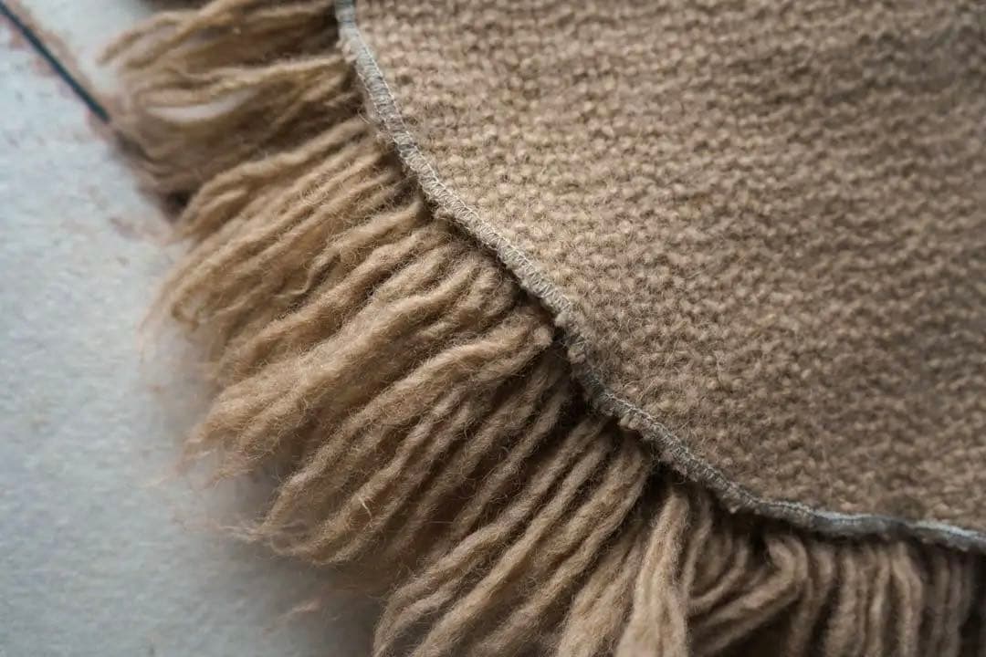 ニューボーンフォト小物 Lunebery flokati 45cm 丸型