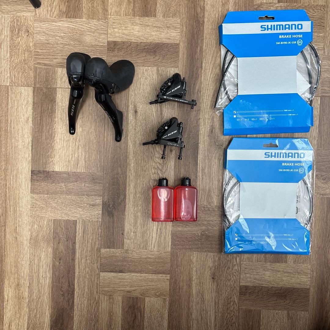 Shimano r7020、BR-R7070等　油圧グループセット