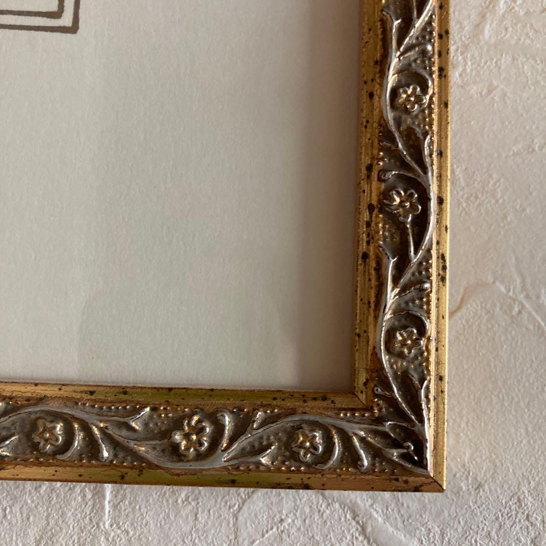 西武骨董市　リトグラフ　額付き　アンティーク　Mrs.ビートン　壁掛け