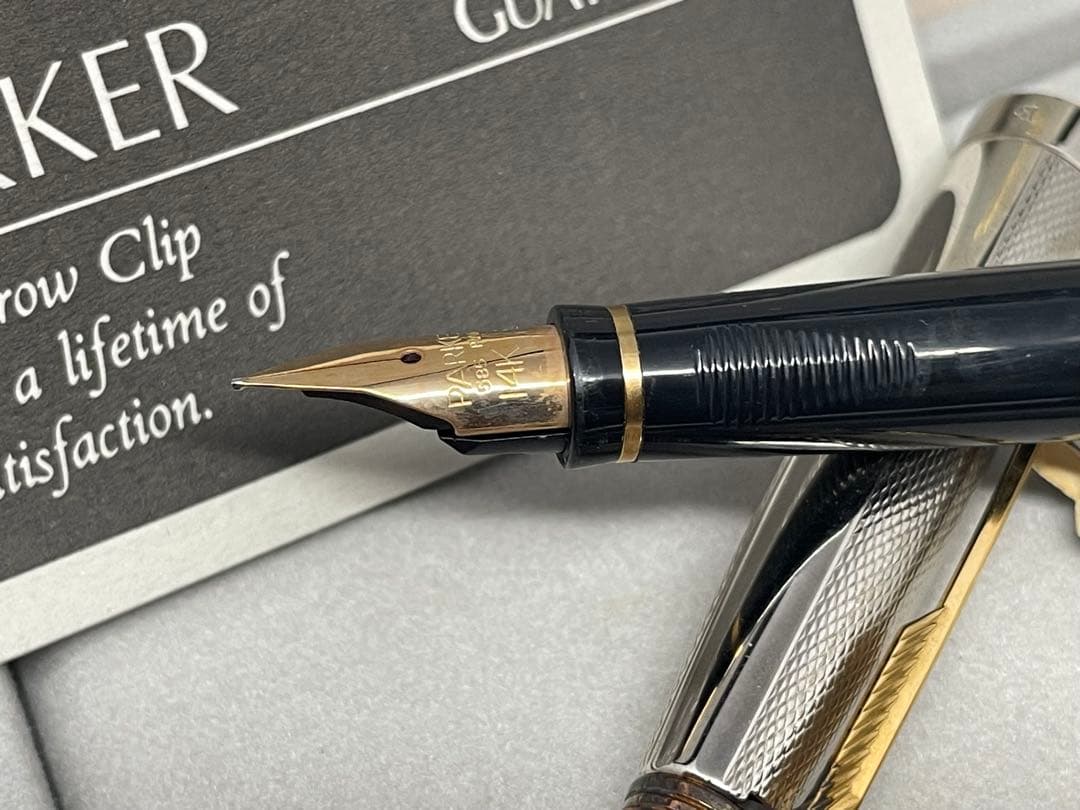 未使用品　Parker 万年筆 14k 585 ペン先　金