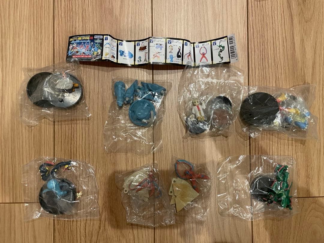 立体ポケモン図鑑SPECIAL02 裂空の訪問者デオキシス編コンプリート　8体