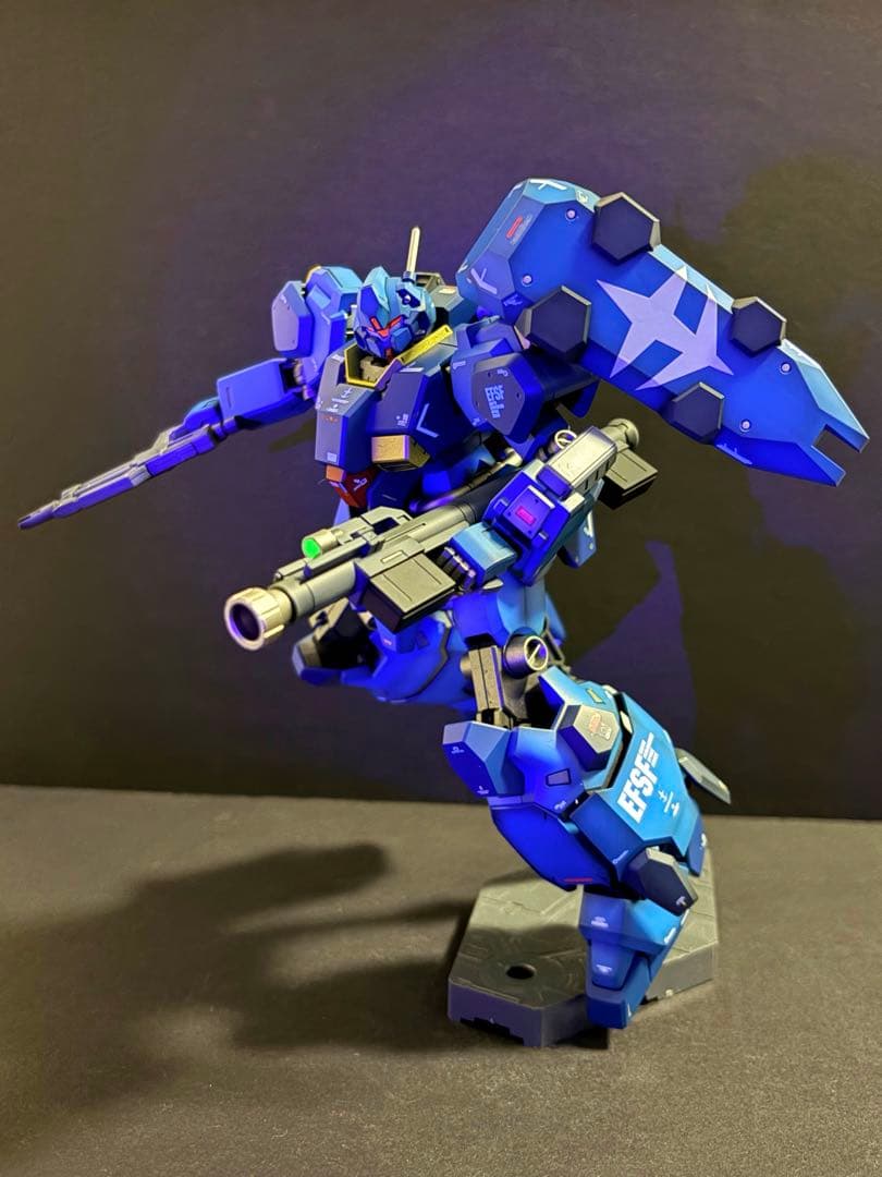 HG グスタフカール00型　全塗装完成品　台座付属