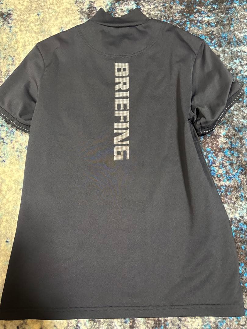 ブリーフィングゴルフ　レディース　モック　ネイビー