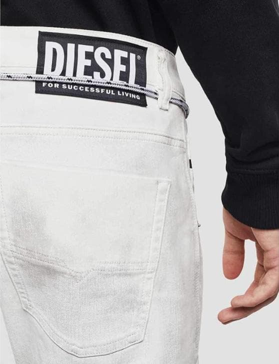 DIESEL 未使用美品限定モデル コーティングホワイトジョグジーンズ
