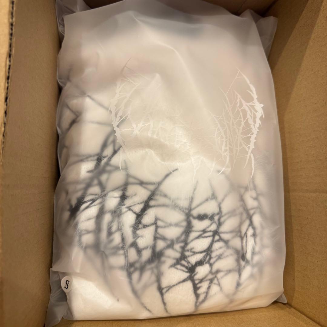 YXNGBRATZ YB Logo Knit white Sサイズ