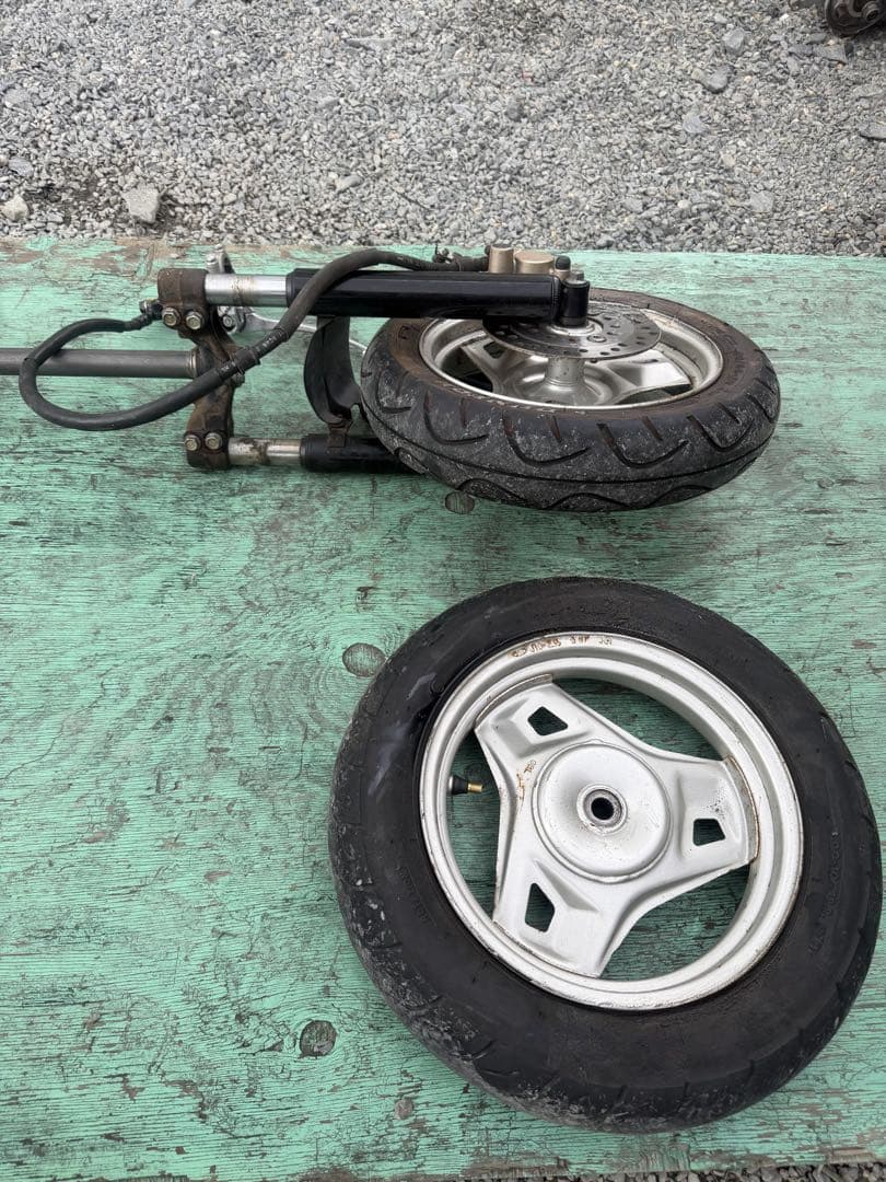 ライブディオ AF34 35 ディスクブレーキフロントフォーク 一式フルセット