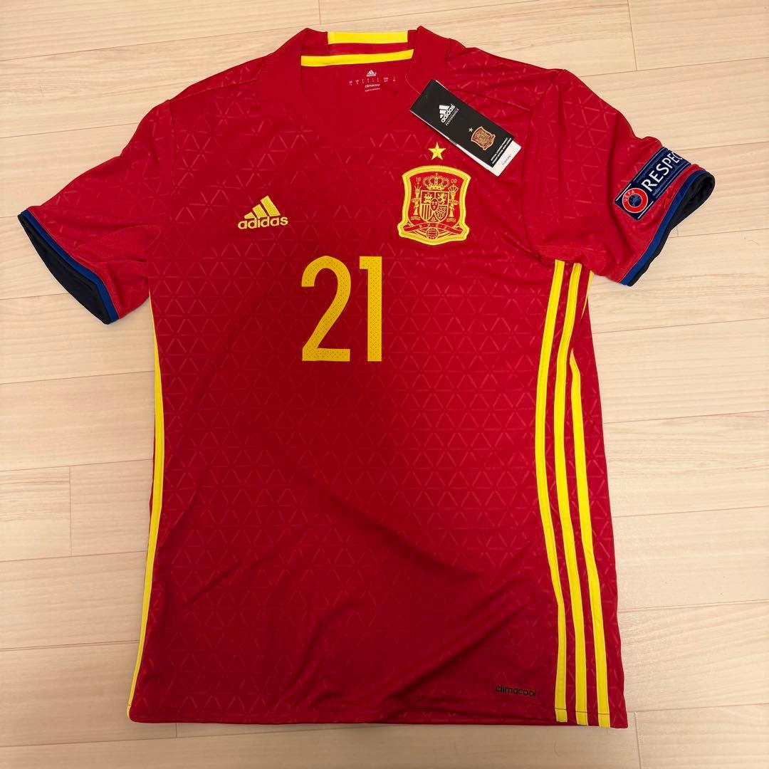 スペイン代表　ダビド・シルバ　2012 EURO 優勝記念ユニフォーム　21