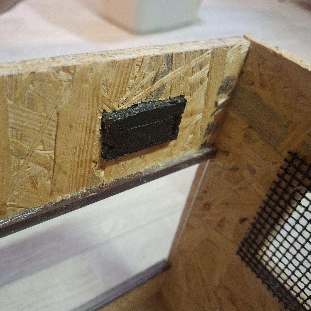 温室度計内臓！OSB木製ケージ450(未使用)