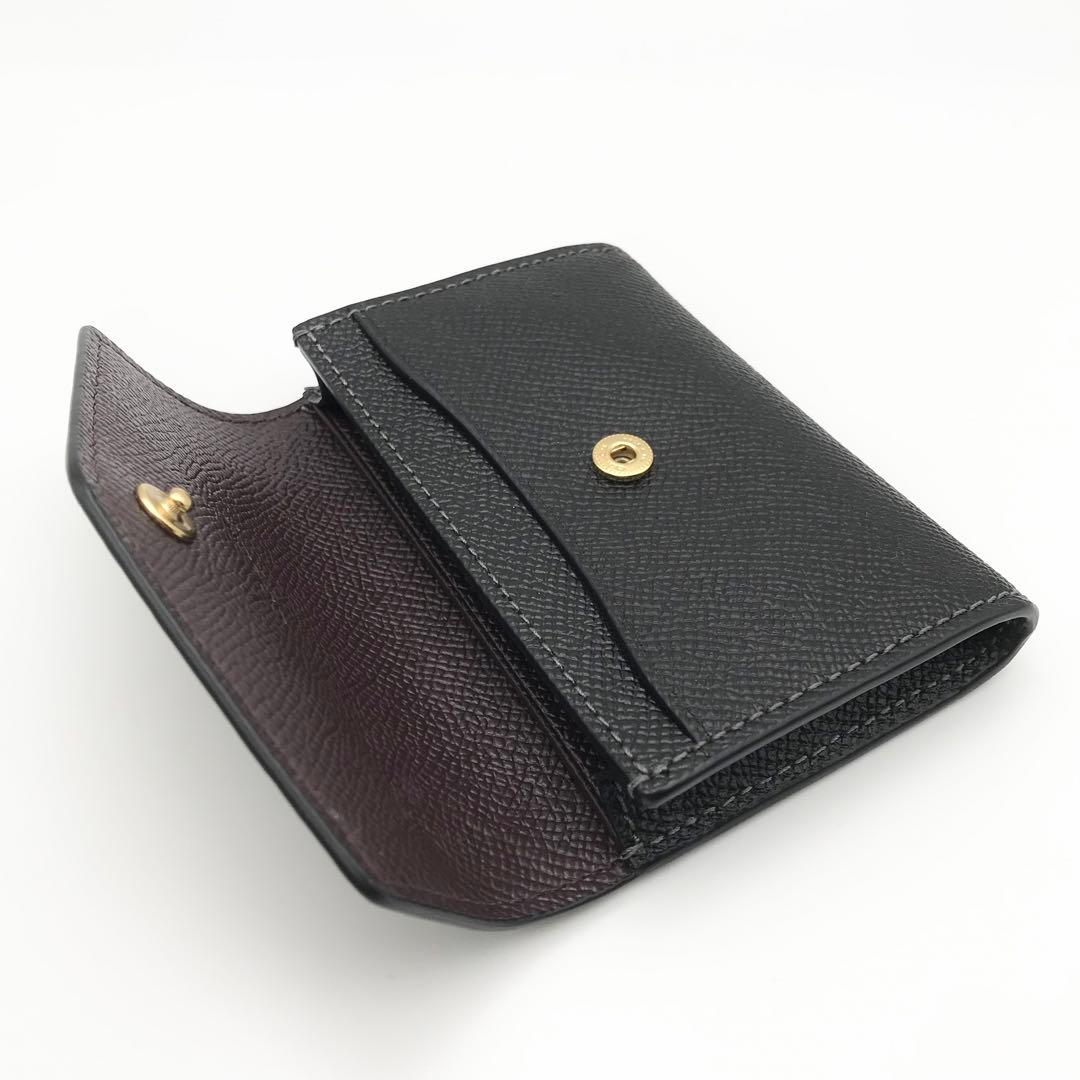 COACH 大人気！！ フラップ カードケース ブラック 名刺入れ 新品