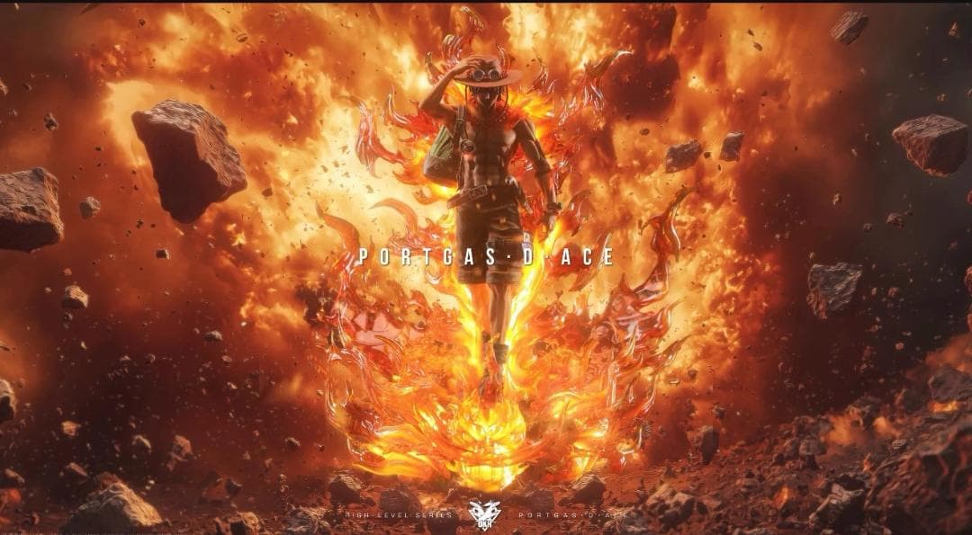 ONE PIECE ポートガス·D·エース 1/6 彫刻フィギュア 海外限定