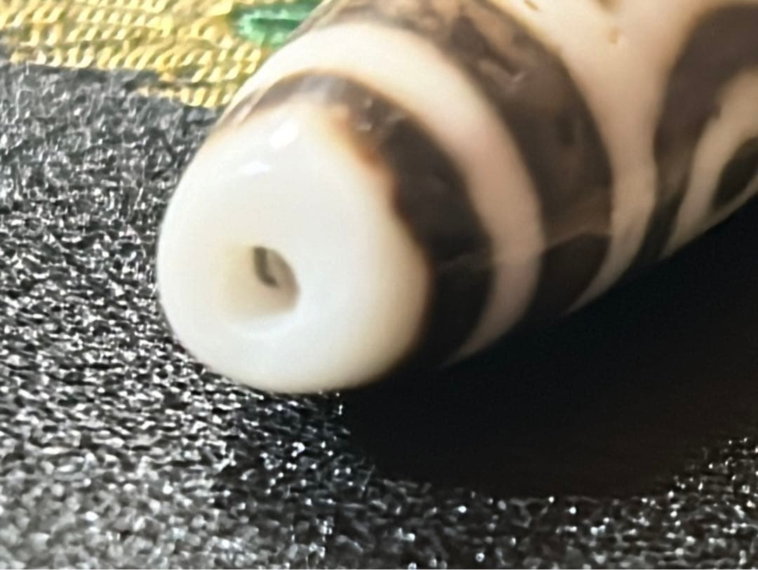 龍眼天珠　ハンドメイド品／送料込　匿名発送／チベット　天珠　お守り