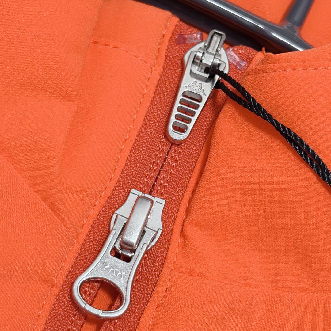 新品未使用　Kappa カッパ　イタリア国旗刺繍　ゴルフジャケット オレンジ　M