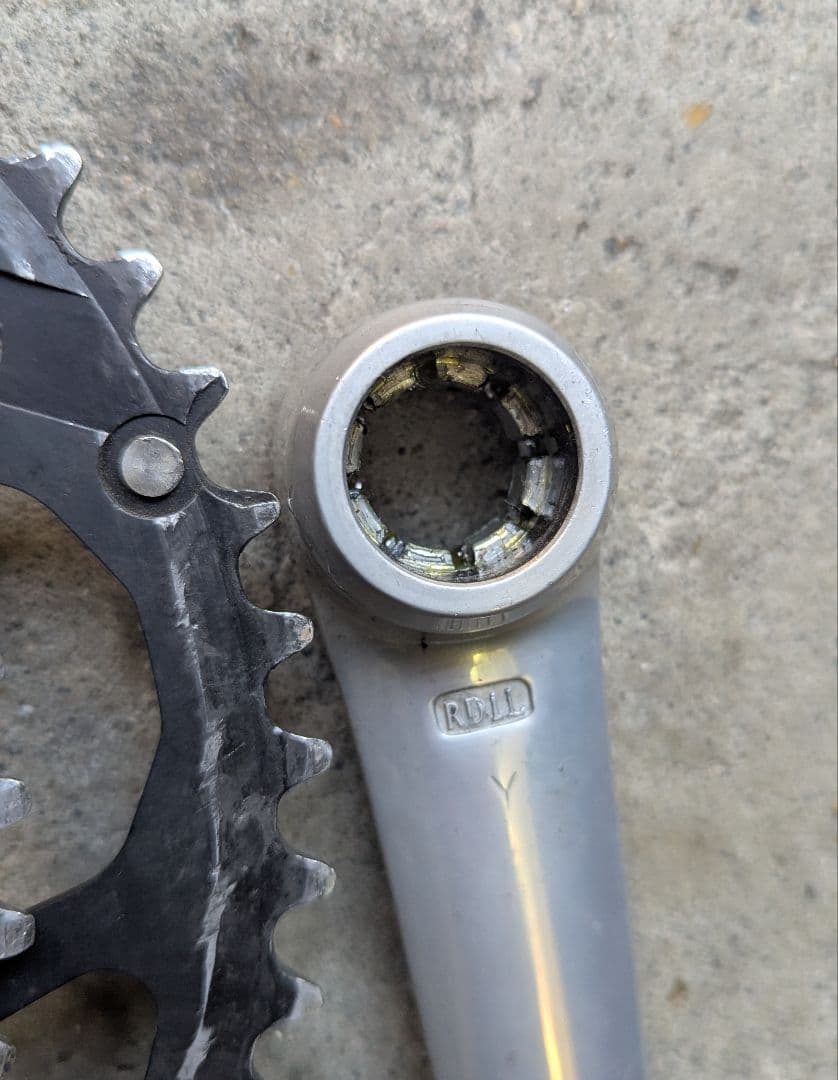 軽量 レア Sugino スギノ コスペア 50/36 コンパクト110pcd