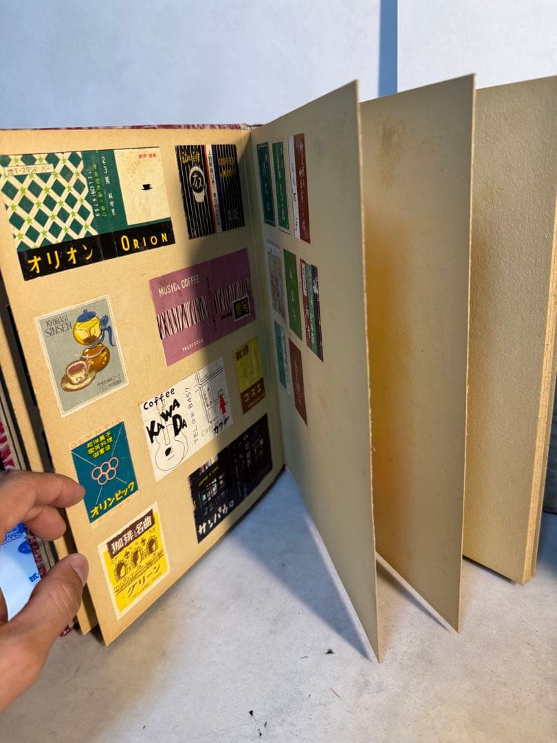 昭和レトロ 紙もの広告帳 マッチラベル コレクション 全4冊 まとめ