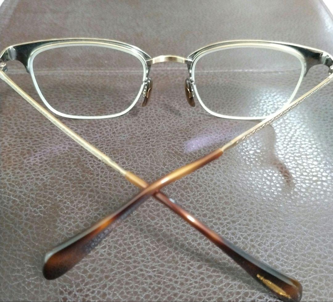 オリバーピープル メタルフレーム オーバルレンズ メガネ