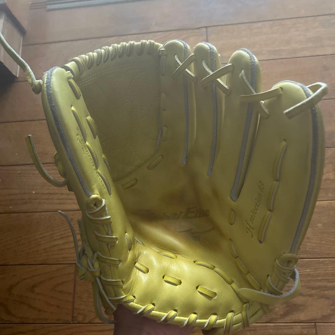 Global Elite 軟式グローブ ナチュラルライム