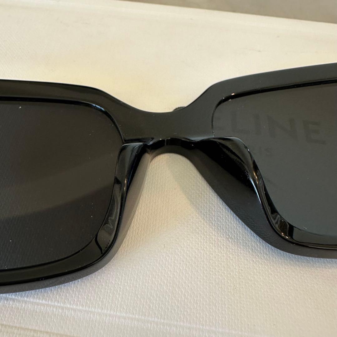 【超美品】CELINE ブラック スクエア サングラス