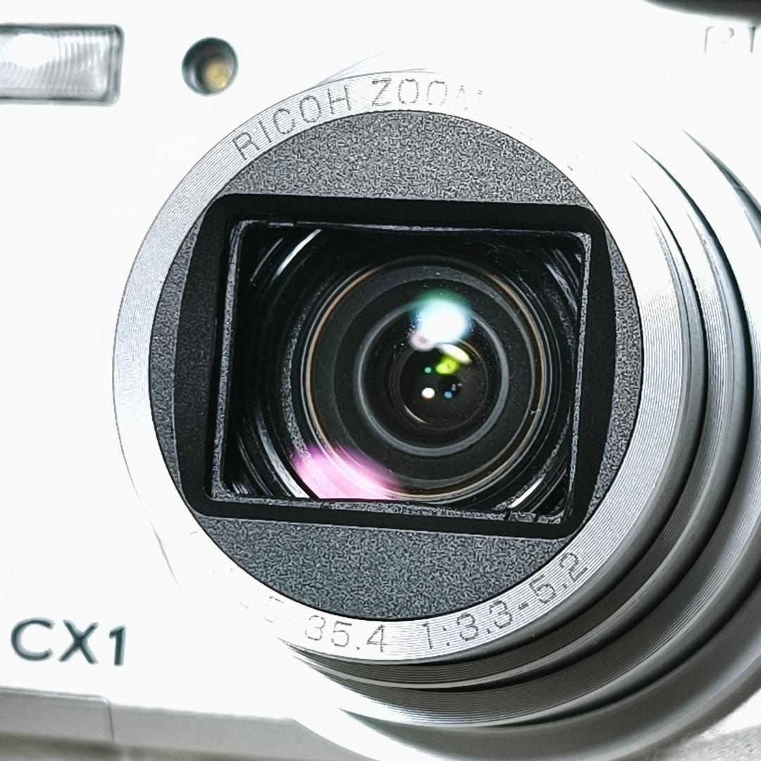 極美品✨RICOH CX1 リコー シルバー コンデジ デジカメ