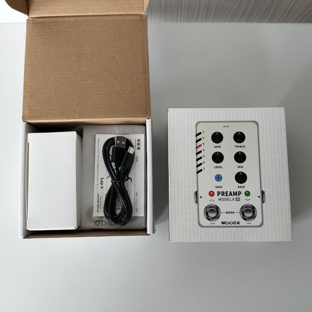 新品：Mooer PREAMP MODEL X2