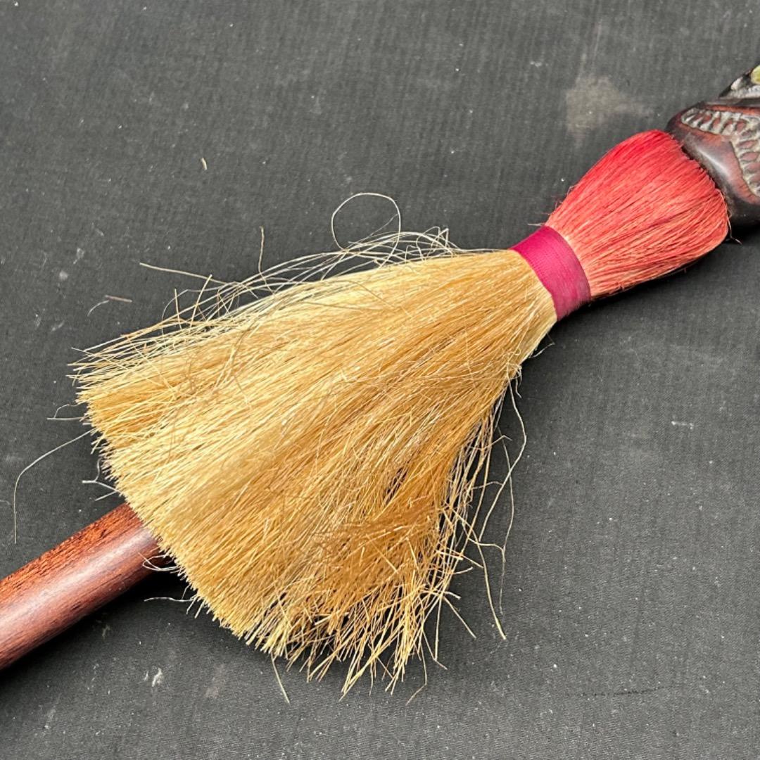 ▽※後右1105 アボリジニ 木製 槍 木彫り 彫刻 民族美術 部族 武具