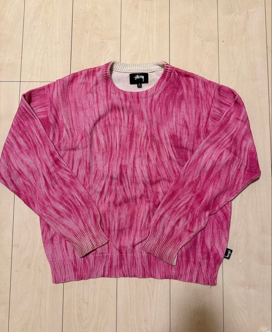 トップス Stussy PRINTED FUR SWEATER