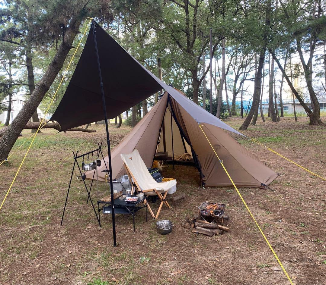 ティピーテント レッドクリフ 6人用 ワンポールテント ハイブリット 軽量