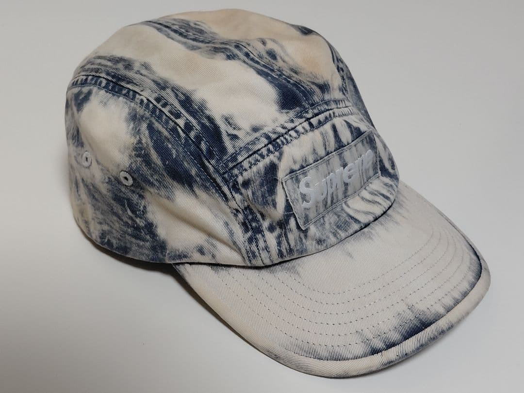 Supreme　Bleached　Chino　Camp　Cap　\"Navy\"